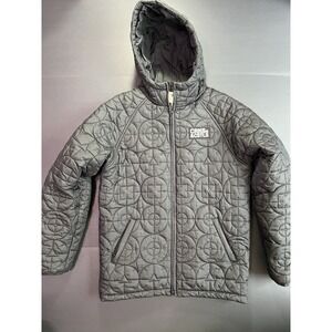 Crooks And Castles Bubble Jacket With Hood Men's Small - Quilted - Black